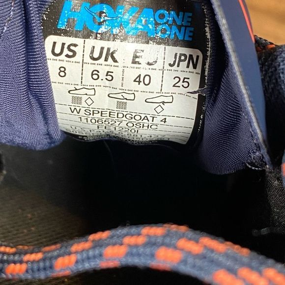 HOKA ONE ONE SPEED GOAT 4 - Women’s Running Shoes - SIZE 8 - Picture 11 of 11